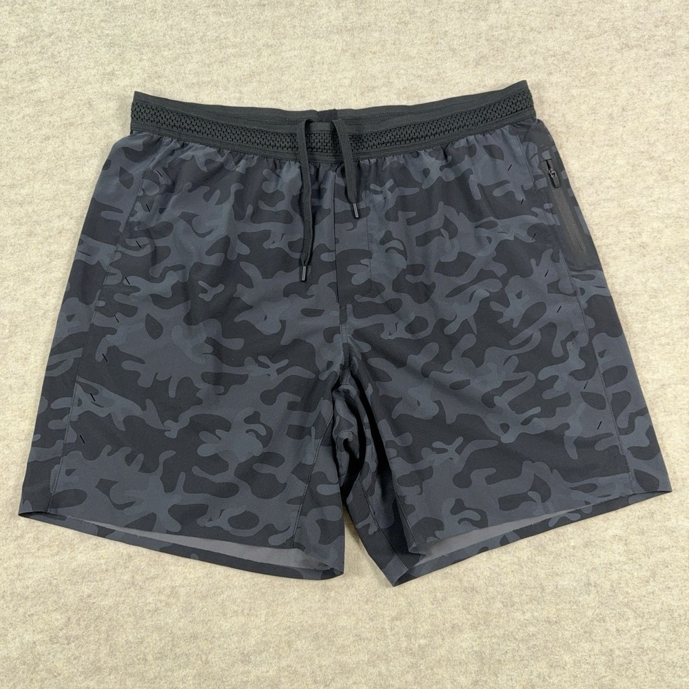 Ten Thousand Session Short 7" Inseam Unlined Black Camo Mens XL Gym Running